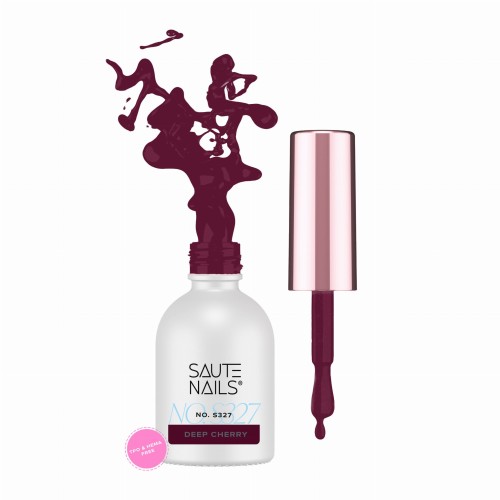 SAUTE NAILS Lakier Hybrydowy - S327 Deep Cherry 8 ml