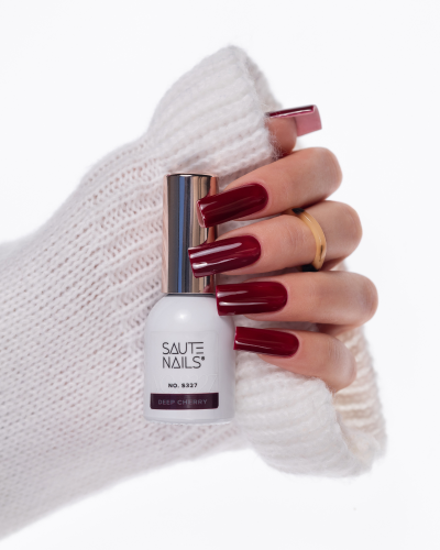 SAUTE NAILS Lakier Hybrydowy - S327 Deep Cherry 8 ml