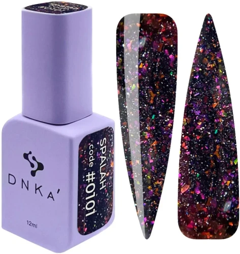 DNKa COLOR GEL POLISH NEW FORMULA , 12 ml #0101 FLASH