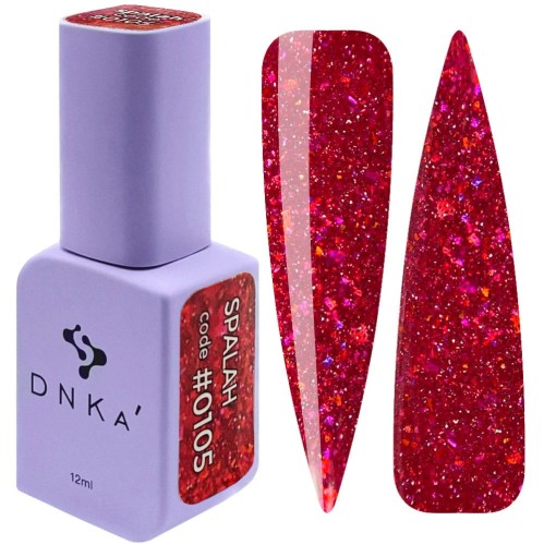 DNKa COLOR GEL POLISH NEW FORMULA , 12 ml #0105 FLASH