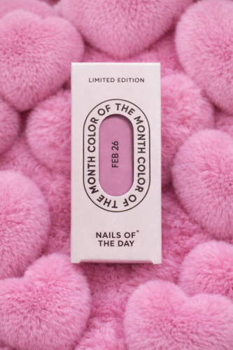 NAILSOFTHEDAY Color of the Month February 2026 Blush - jasnoróżowy pastelowy lakier hybrydowy, 10 ml