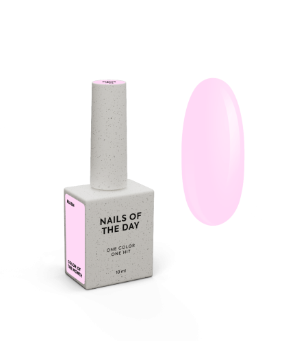 NAILSOFTHEDAY Color of the Month February 2026 Blush - jasnoróżowy pastelowy lakier hybrydowy, 10 ml