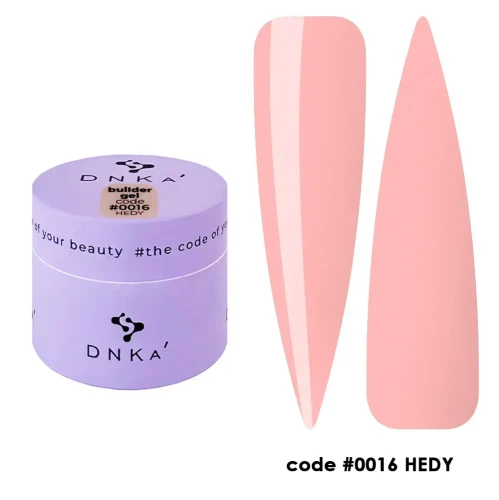 DNKa BUILDER GEL NEW FORMULA , 15 ml #0016 Hedy