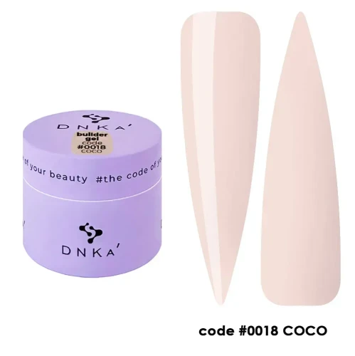 DNKa BUILDER GEL NEW FORMULA , 15 ml #0018 Coco
