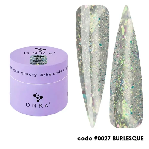 DNKa BUILDER GEL NEW FORMULA, 15 ml #0027 BURLESQUE