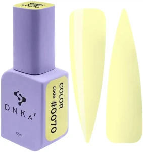 DNKa COLOR GEL POLISH NEW FORMULA , 12 ml #0070