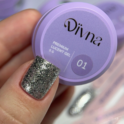 DIVNA Lucent Gel 01 Silver, 5 g