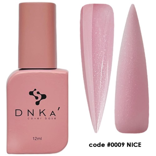 DNKa RUBBER BASE FRENCH (cover) NEW FORMULA, 12 ml #0009 Nice