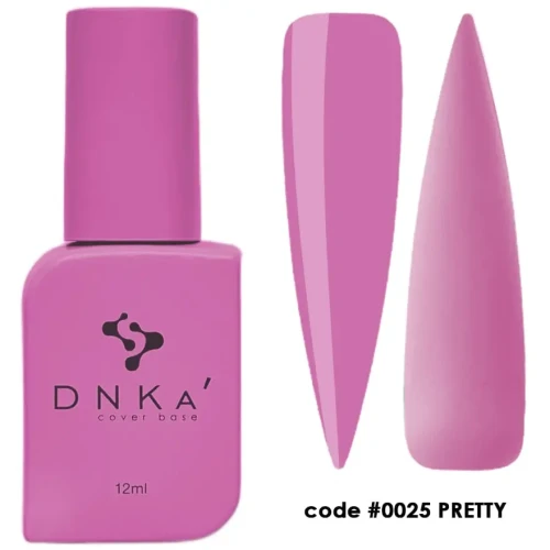 DNKa RUBBER BASE FRENCH (cover) NEW FORMULA, 12 ml #0025 Pretty