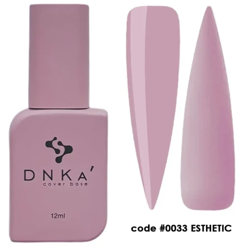 DNKa RUBBER BASE FRENCH (cover) NEW FORMULA, 12 ml #0033 Esthetic