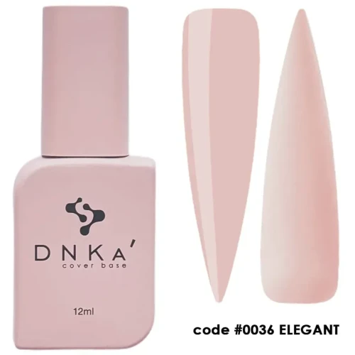 DNKa RUBBER BASE FRENCH (cover) NEW FORMULA, 12 ml #0036 Elegant