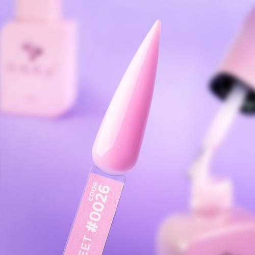 DNKa RUBBER BASE FRENCH (cover) NEW FORMULA, 30 ml #0026 Sweet