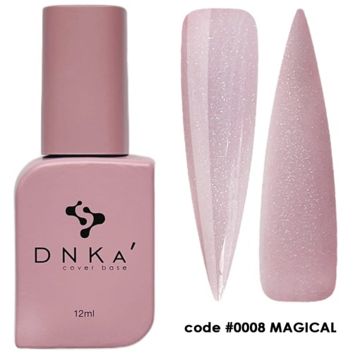 DNKa RUBBER BASE FRENCH NEW FORMULA (cover), 12 ml #0008 Magical