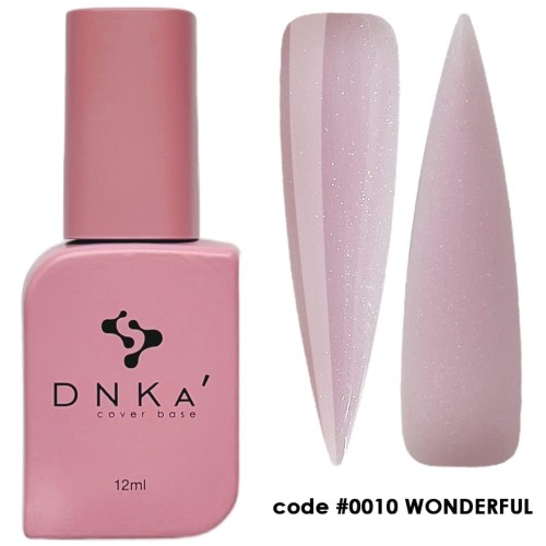 DNKa RUBBER BASE FRENCH NEW FORMULA (cover), 12 ml #0010 Wonderful