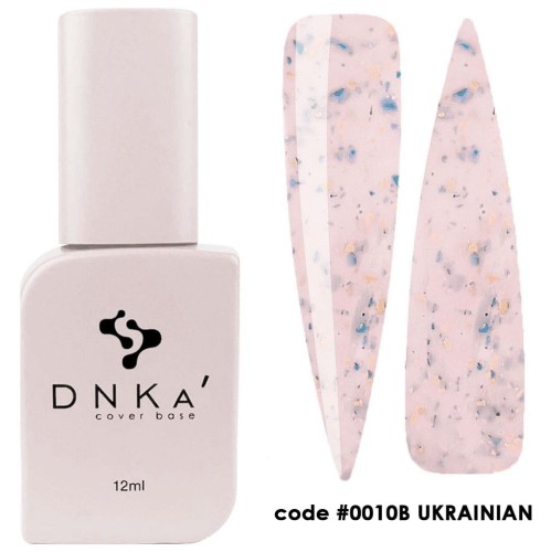 DNKa RUBBER BASE FRENCH NEW FORMULA (cover), 12 ml #0010B' Ukrainian