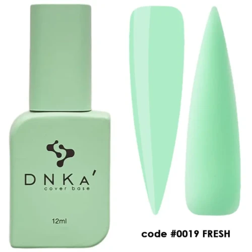 DNKa RUBBER BASE FRENCH NEW FORMULA (cover), 12 ml #0019 Fresh