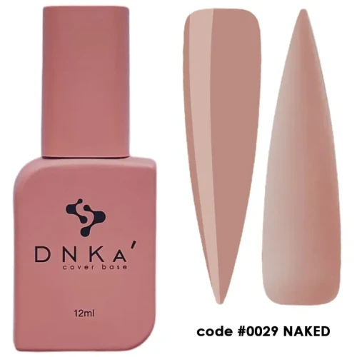 DNKa RUBBER BASE FRENCH NEW FORMULA (cover), 12 ml #0029 Naked