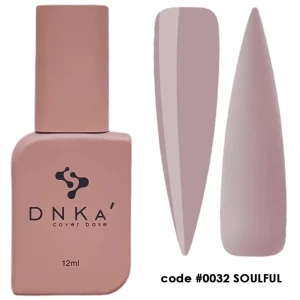 DNKa RUBBER BASE FRENCH NEW FORMULA (cover), 12 ml #0032 Soulful