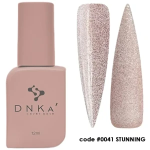 DNKa RUBBER BASE FRENCH NEW FORMULA (cover), 12 ml #0041 Stunning