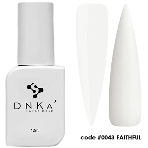 DNKa RUBBER BASE FRENCH NEW FORMULA (cover), 12 ml #0043 Faithful