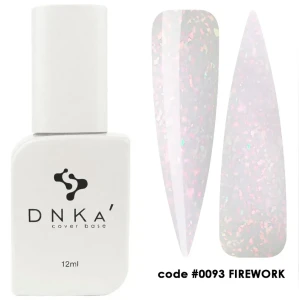 DNKa RUBBER BASE FRENCH NEW FORMULA (cover), 12 ml #0093 Firework