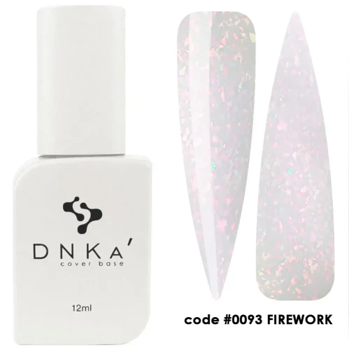 DNKa RUBBER BASE FRENCH NEW FORMULA (cover), 12 ml #0093 Firework