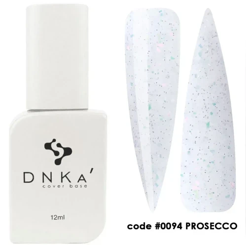 DNKa RUBBER BASE FRENCH NEW FORMULA (cover), 12 ml #0094 Prosecco