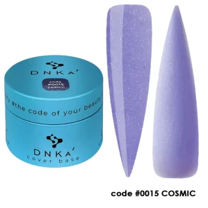 DNKa RUBBER BASE FRENCH NEW FORMULA (cover), 30 ml #0015 Cosmic