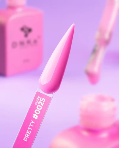 DNKa RUBBER BASE FRENCH NEW FORMULA (cover), 30 ml #0025 Pretty