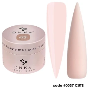 DNKa RUBBER BASE FRENCH NEW FORMULA (cover), 30 ml #0037 Cute