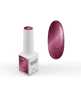 NAILSOFTHEDAY Cat Eye Gel Polish 11 – wiśniowy lakier hybrydowy z efektem "kocie oko", 6 ml