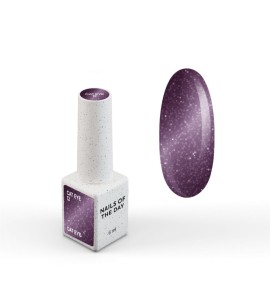 NAILSOFTHEDAY Cat Eye Gel Polish 12 – fioletowy lakier hybrydowy z efektem "kocie oko", 6 ml