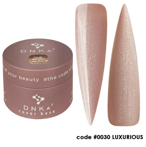 DNKa RUBBER BASE FRENCH NEW FORMULA (cover), 30 ml #0030 Luxurious