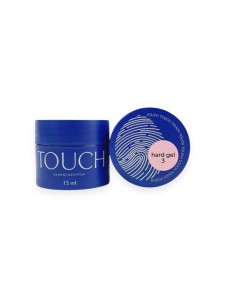TOUCH Hard gel 03 - różowy płynny żel budujący, 15 ml (SALE)