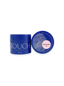 TOUCH Hard gel 05 - delikatno-rózowy płynny żel budujący, 15 ml (SALE)