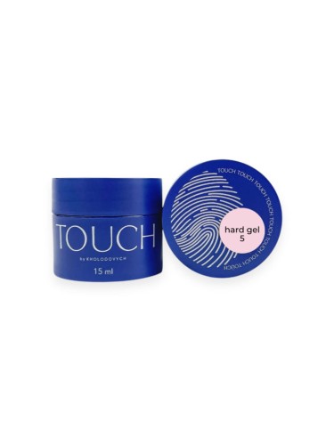 TOUCH Hard gel 05 - delikatno-rózowy płynny żel budujący, 15 ml (SALE)