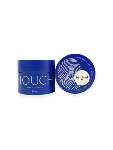 TOUCH Hard gel 07 - piaskowo-beżowy płynny żel budujący, 15 ml (SALE)