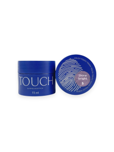 TOUCH Shine bright builder gel 05 - srebrno-różowy żel budujący z efektem perły, 15 ml (SALE)
