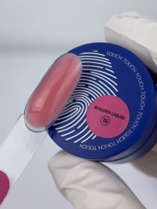TOUCH Builder liquid 15 - różowo-czerwony mocny żel o płynnej koncystencji, 15 ml (SALE)