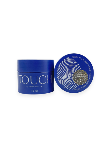 TOUCH Mirage builder liquid 02 - odblaskowy złoty żel o płynnej konsystencji, 15 ml (SALE)