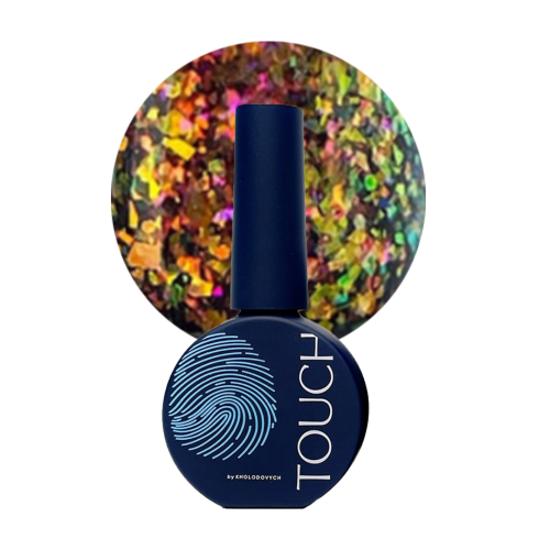 TOUCH Rainbow base 03 - baza hybrydowa z płatkami yuki, 13 ml (SALE)