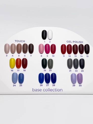TOUCH gel polish 22 - szary kryjący lakier hybrydowy, 9 ml (SALE)
