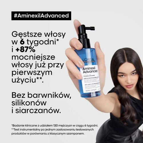 L'Oréal Aminexil Advanced serum przeciw wypadaniu włosów i osłabieniu mieszków włosowych 90 ml