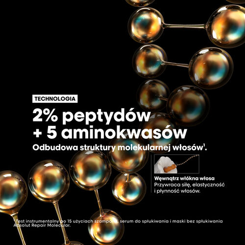 L'Oréal Absolut Repair Molecular Krem bez spłukiwania do włosów zniszczonych 100 ml