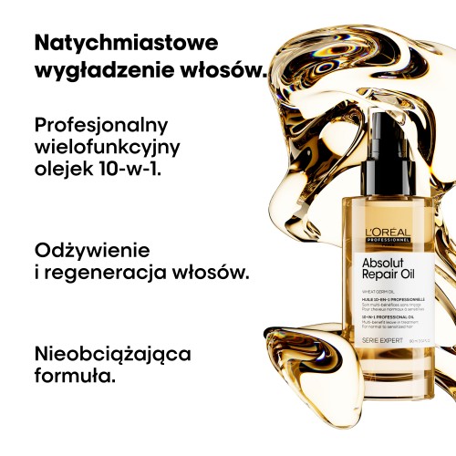 L'Oréal Professionnel Absolut Repair Olejek regenerujący do włosów zniszczonych 90 ml