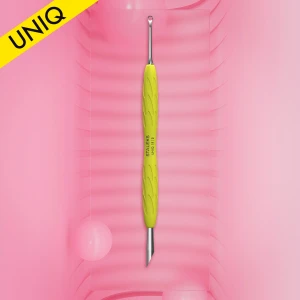 STALEKS UNIQ 11 TYPE 2 Kopytko do manicure skośny i pierścień (Żółty)