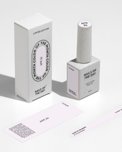 NAILSOFTHEDAY Color of the month April 2026 Cloudy, 10 ml