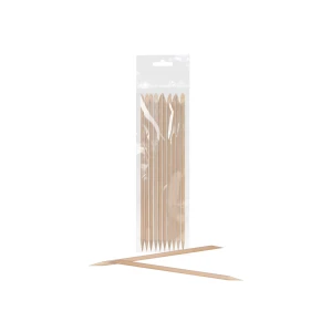 STALEKS EXPERT Drewniany patyczek pomarańczowy, 150 mm (10 pcs)