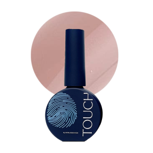 TOUCH Cover top Satin - beżowy półprzezroczysty top hybrydowy, 7 ml
