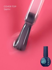 TOUCH Cover top Taffy - nudowy półprzezroczysty top hybrydowy, 7 ml